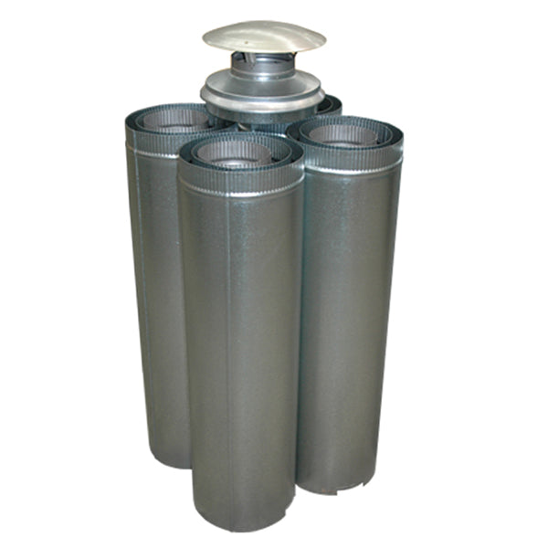 Wildcat Zero Clearance Flue Kit - 3.8m